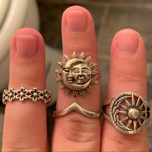 sterling silver ring set